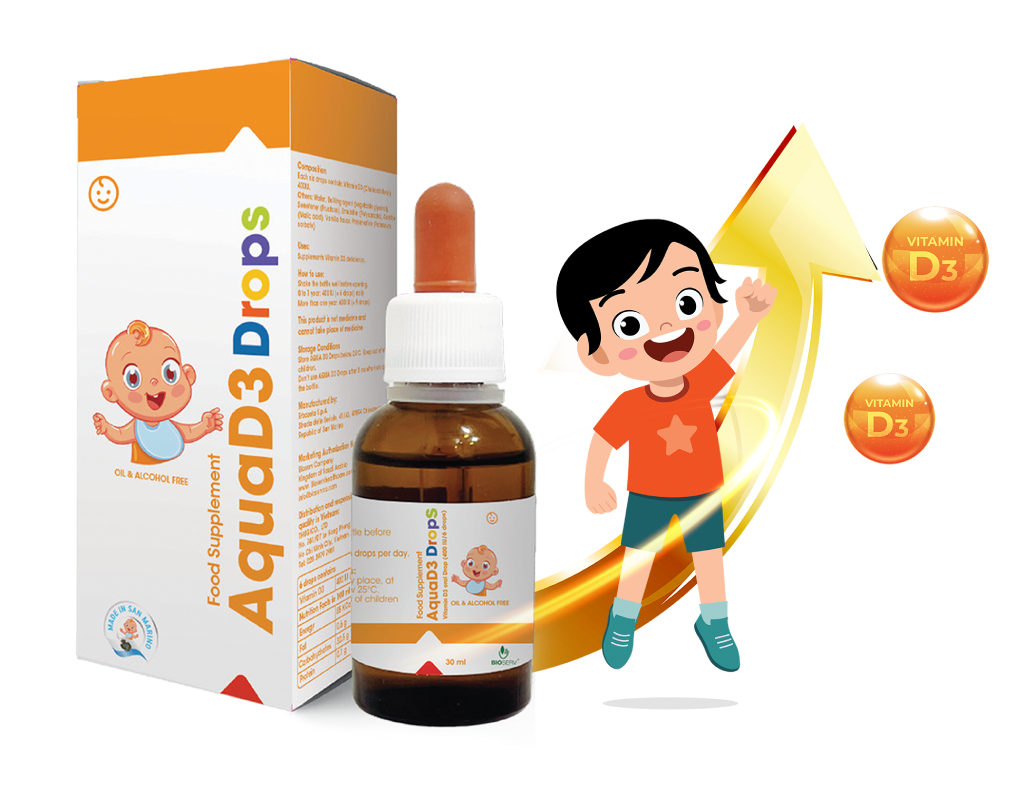 Bổ Sung Lượng Vitamin D3 Cần Thiết Cho Trẻ